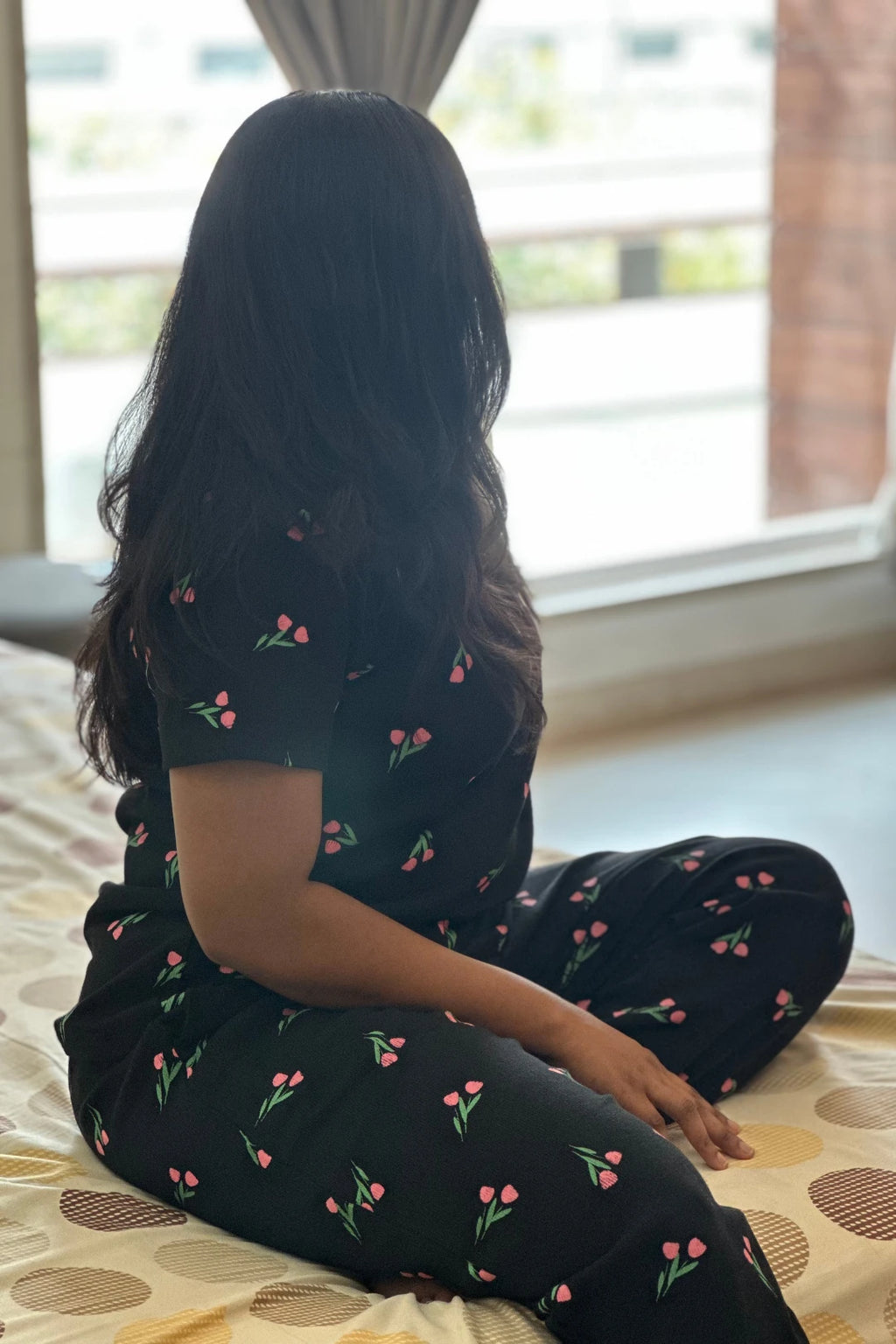 Black Tulip Knitted Co-ord Set