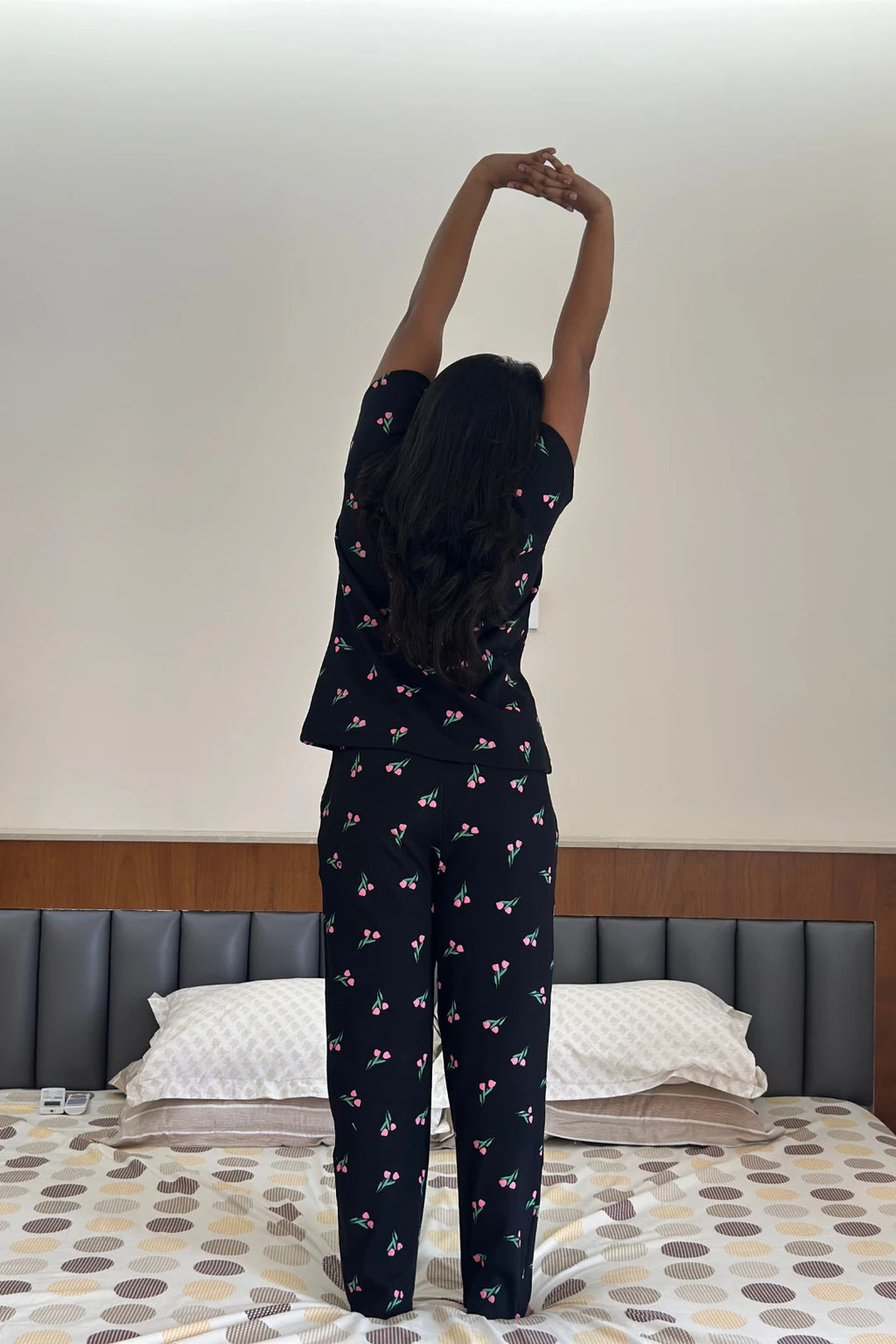 Black Tulip Knitted Co-ord Set