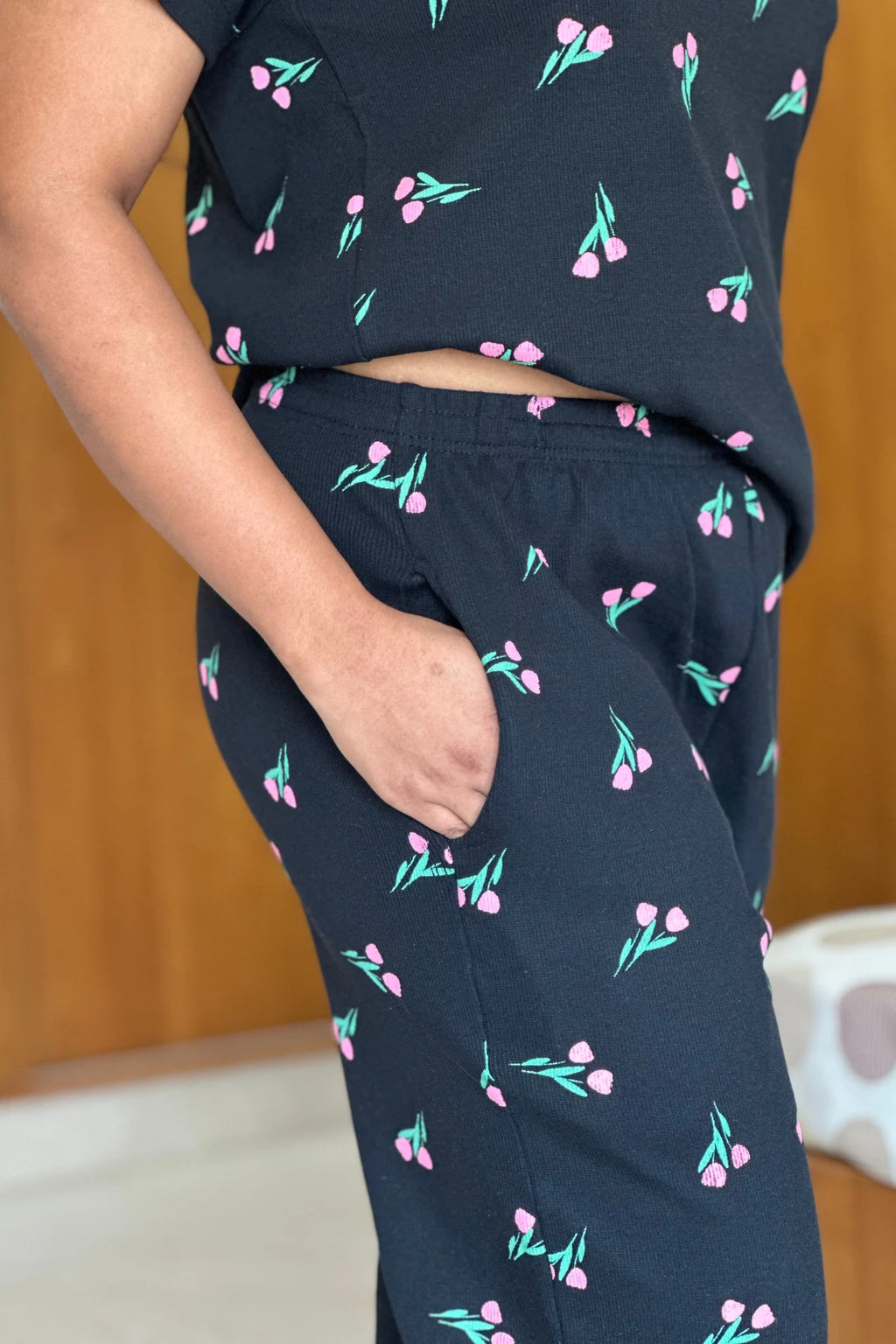 Black Tulip Knitted Co-ord Set