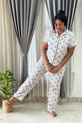 Brown Bear Gingham Women’s Pyjama Set