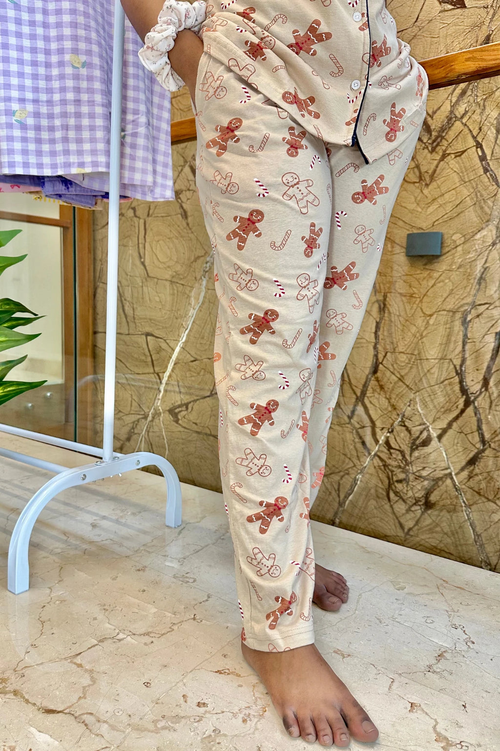 Gingerbread & Candy Cane-Women's Pyjama Set