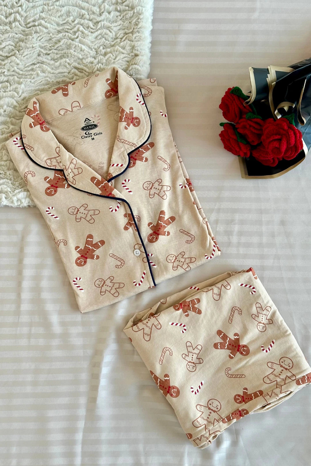 Gingerbread & Candy Cane-Women's Pyjama Set