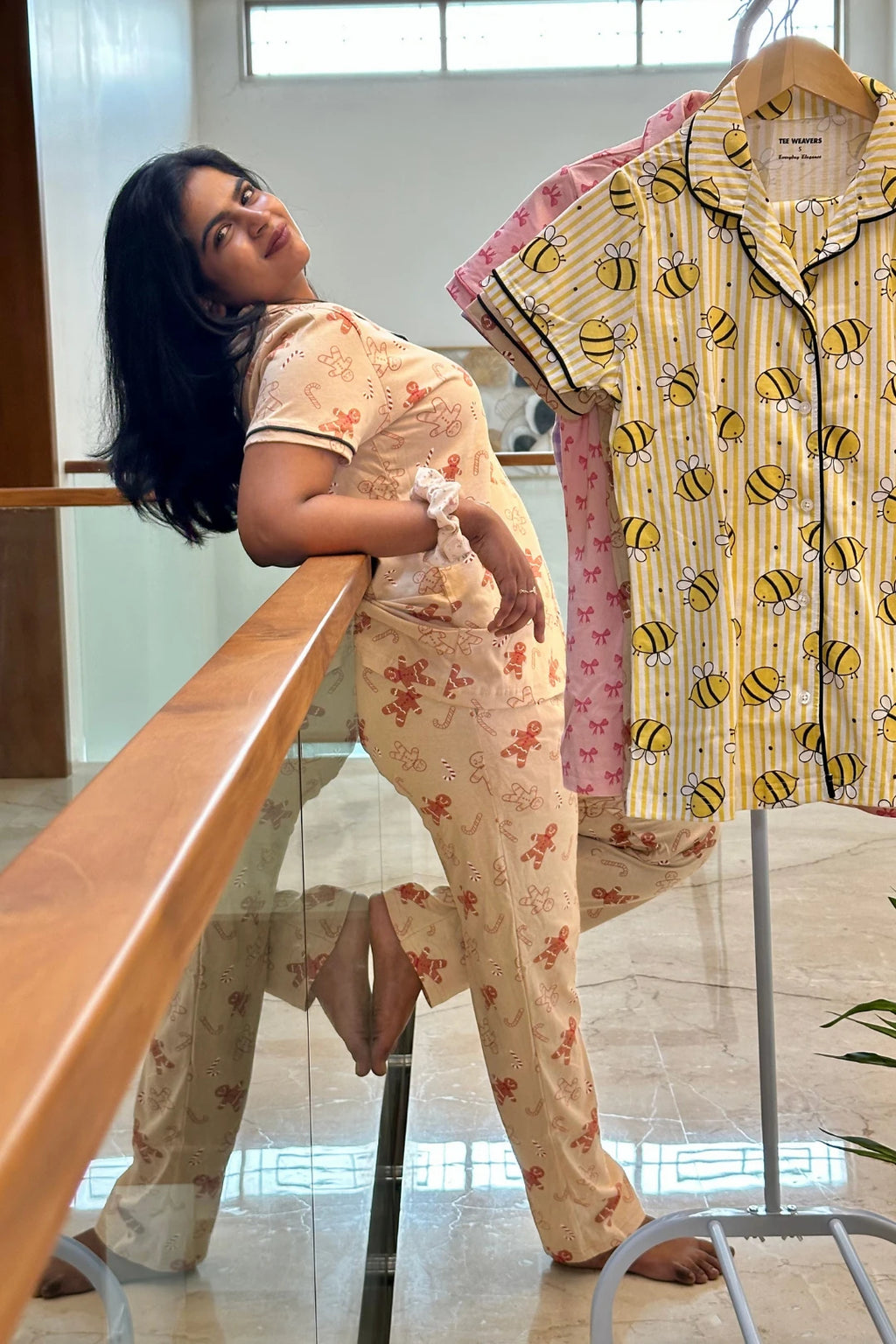 Gingerbread & Candy Cane-Women's Pyjama Set