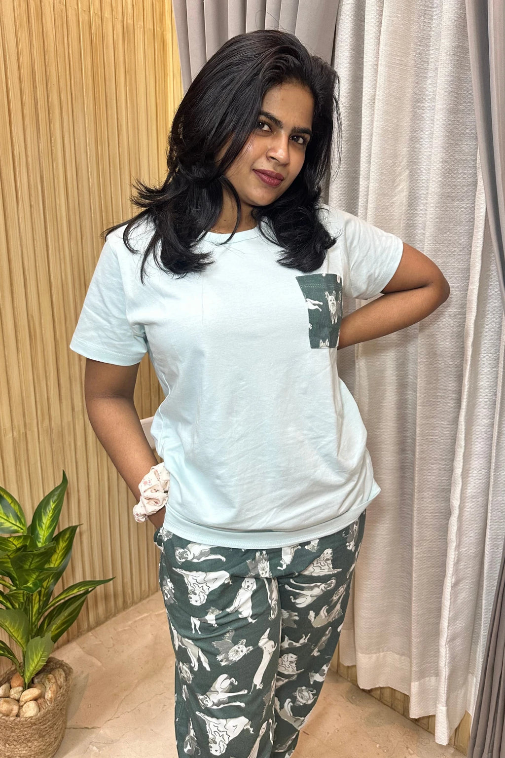 Goofy-Women's Printed Night Suit