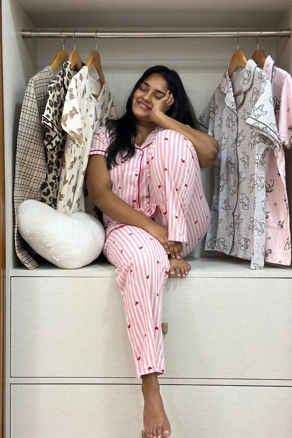 Love Stripes Women’s Pyjama Set