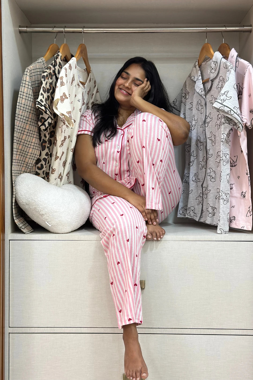 Love Stripes Women’s Pyjama Set