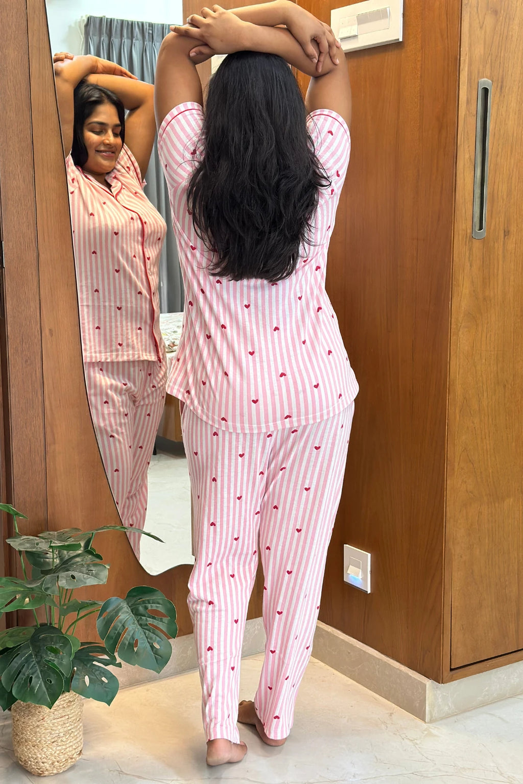 Love Stripes Women’s Pyjama Set