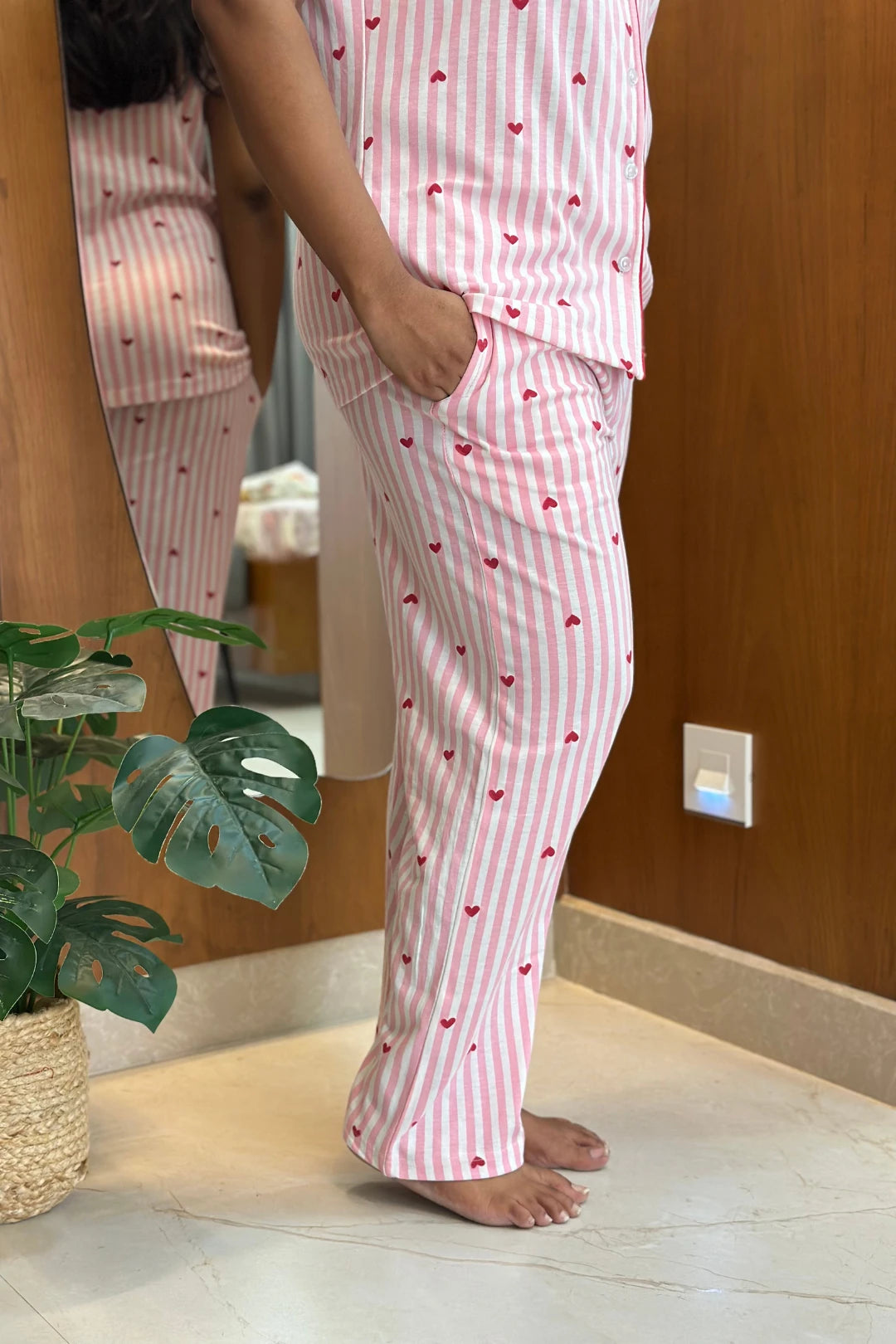 Love Stripes Women’s Pyjama Set