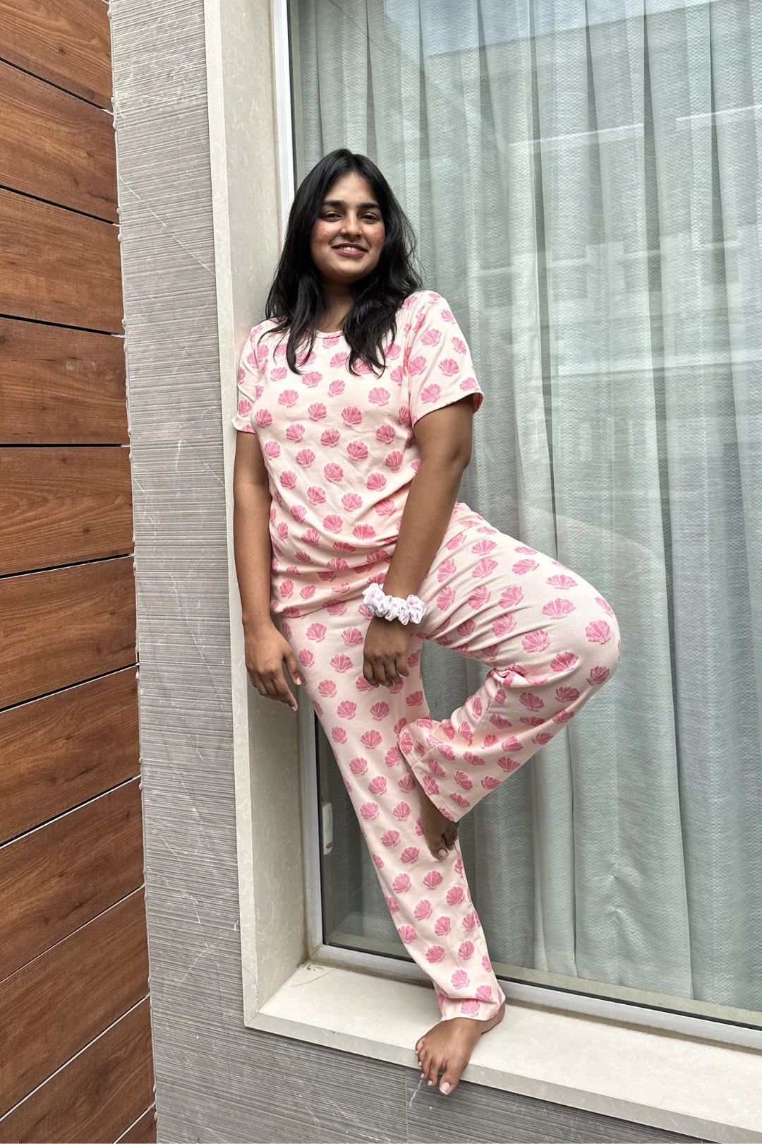 Oyster Pink Co ord Set for Women