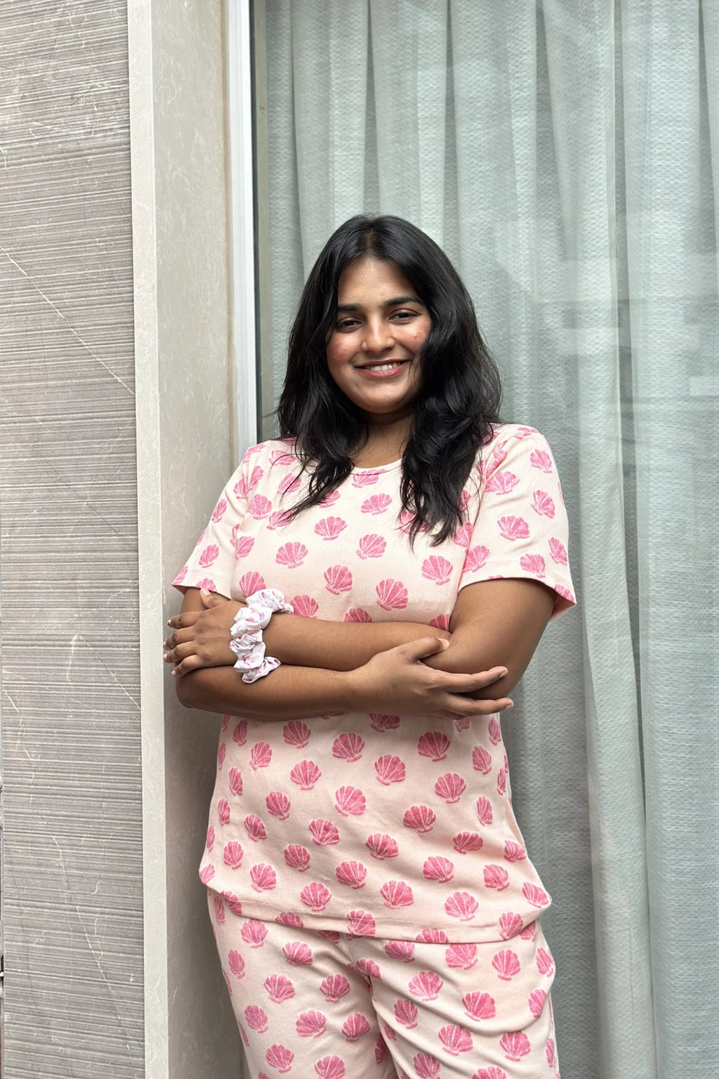 Oyster Pink Co ord Set for Women