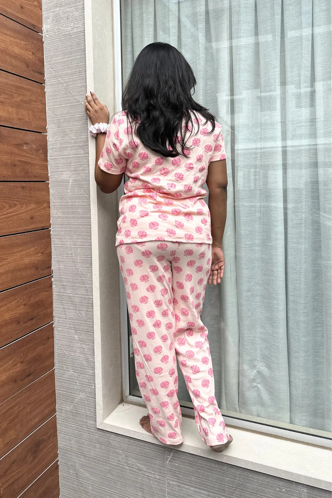 Oyster Pink Co ord Set for Women