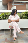 ⁠Pink Stitch Women’s Pyjama Set